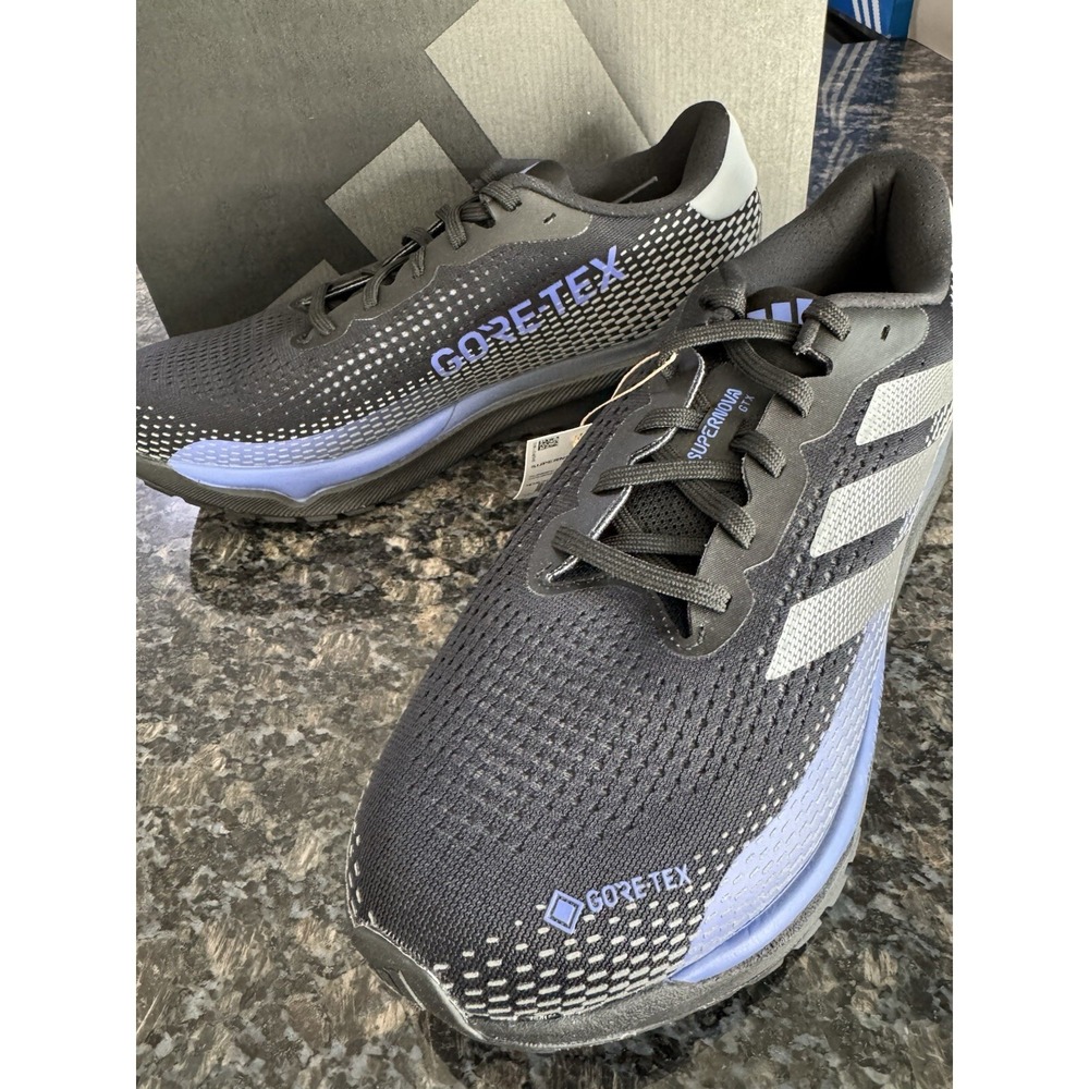 adidas Supernova GORE-TEX Black Grey Cobalt Blue - ID6307 Sz 12 Shoes. Sneakers - Picture 4 of 8